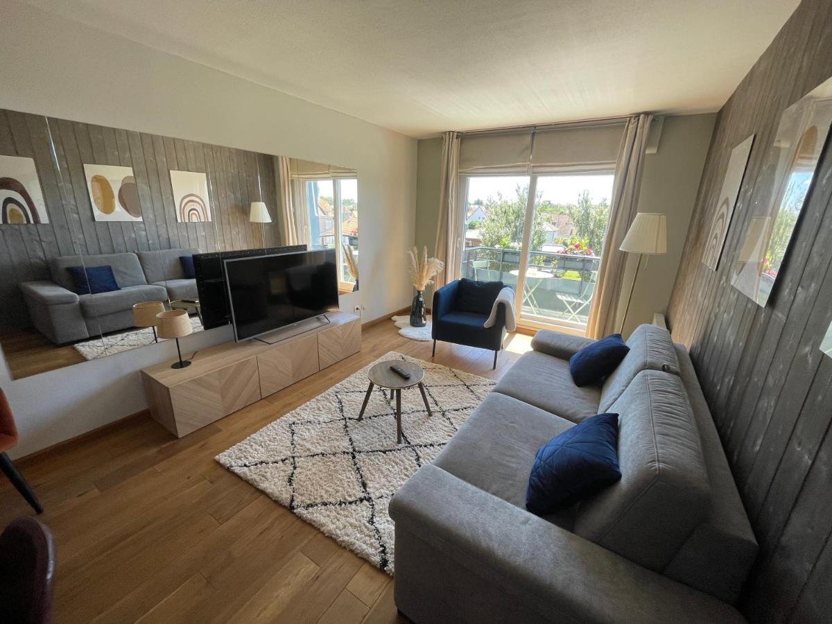 Mizar, Joli Appt Renove Avec Parking Et Balcon Apartment Courseulles-sur-Mer Luaran gambar
